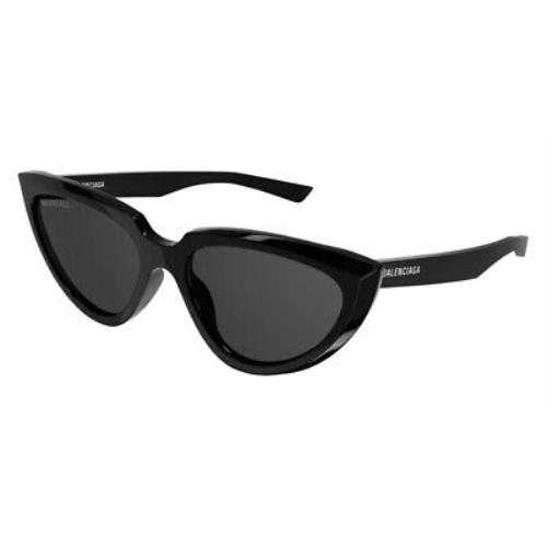 Balenciaga BB0182S Sunglasses Women Black / Gray Cat Eye