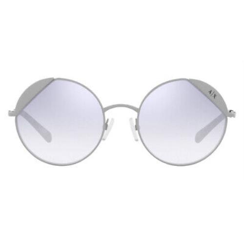 Armani Exchange 0AX2039S Women Sunglasses Round Gray 52mm