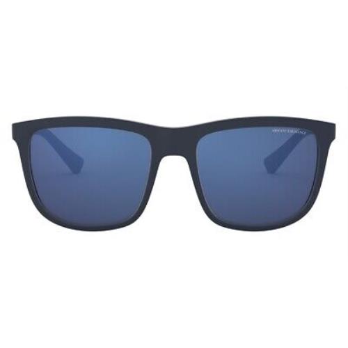 Armani Exchange AX4093S Men Sunglasses Square Blue 56mm