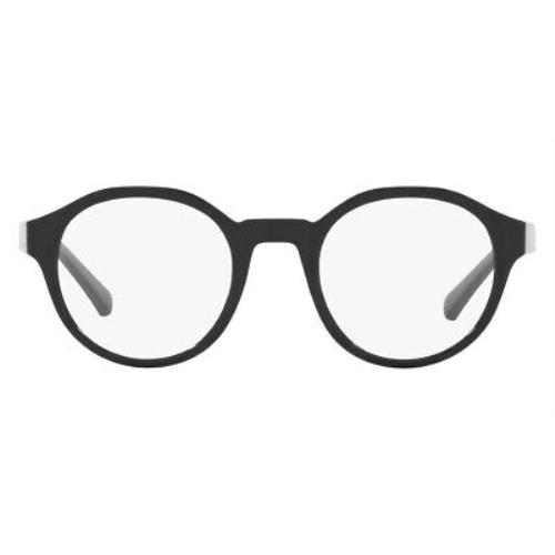 Armani Exchange 0AX3085 Men Eyeglasses Oval Black 49mm