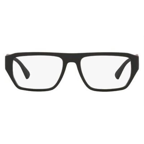 Armani Exchange 0AX3087 Men Eyeglasses Rectangle Black 54mm