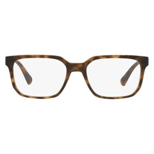 Armani Exchange 0AX3086 Men Eyeglasses Rectangle Havana 54mm