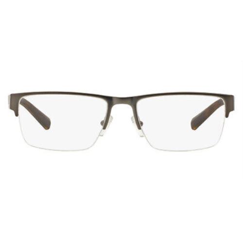 Armani Exchange AX1018 Men Eyeglasses Rectangle Silver 54mm