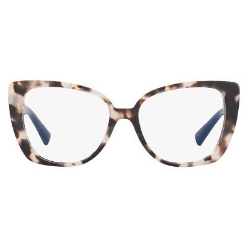 Valentino VA3038 Eyeglasses Brown/beige Havana Butterfly 54mm