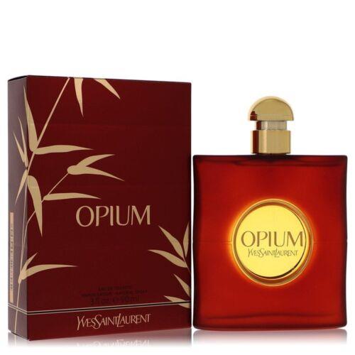 Opium Eau De Toilette Spray Packaging By Yves Saint Laurent 3oz