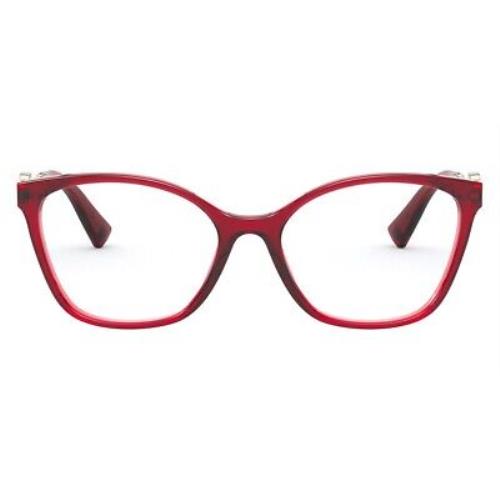 Valentino VA3050 Eyeglasses RX Women Opal Red Butterfly 52mm