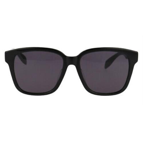 Alexander Mcqueen AM0331SK Sunglasses Women Black Oversized 56mm