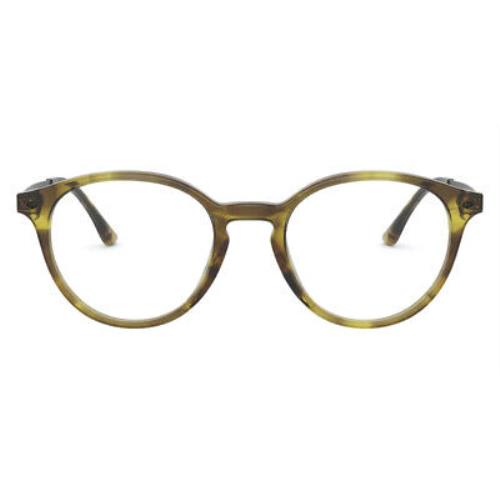 Giorgio Armani AR7182 Eyeglasses RX Men Green Phantos 49mm