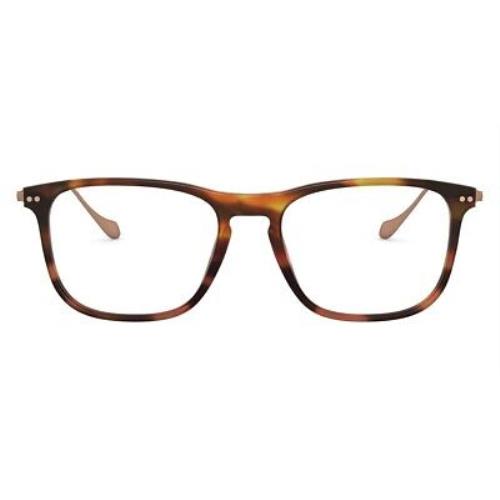 Giorgio Armani AR7174 Eyeglasses Striped Brown Rectangle 54mm