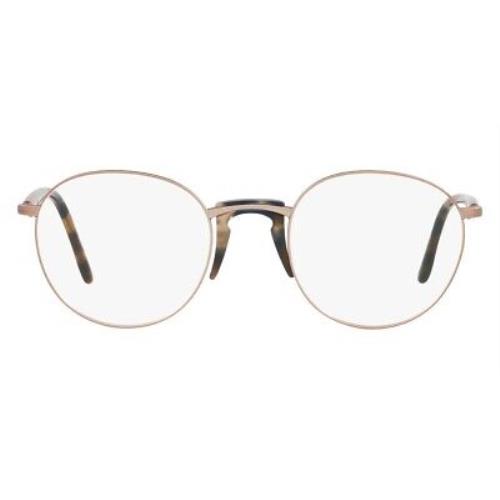 Giorgio Armani 0AR5117 Eyeglasses Men Matte Rose Gold Phantos 51mm