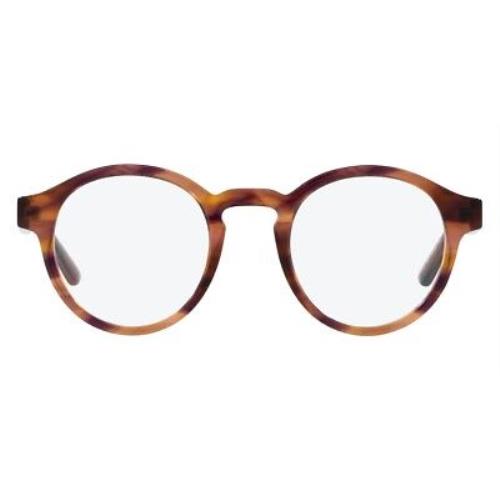 Giorgio Armani AR7206 Eyeglasses RX Men Striped Brown 46mm