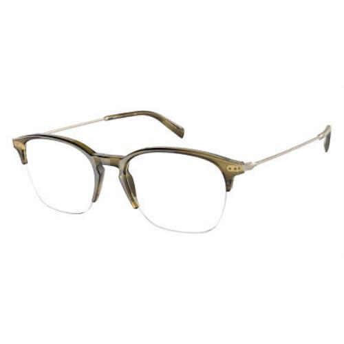 Giorgio Armani 0AR7210 Eyeglasses Men Stripped Green Phantos 51mm
