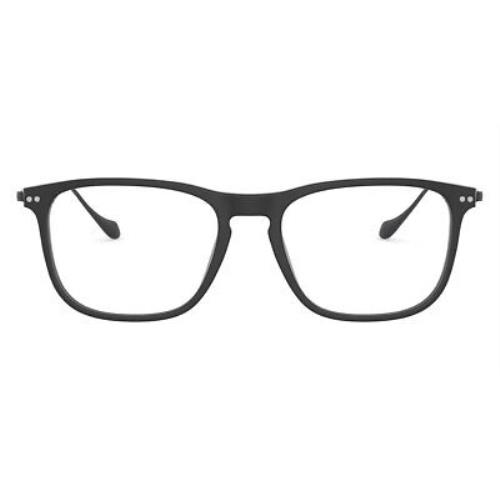 Giorgio Armani AR7174F Eyeglasses Matte Black Rectangle 54mm