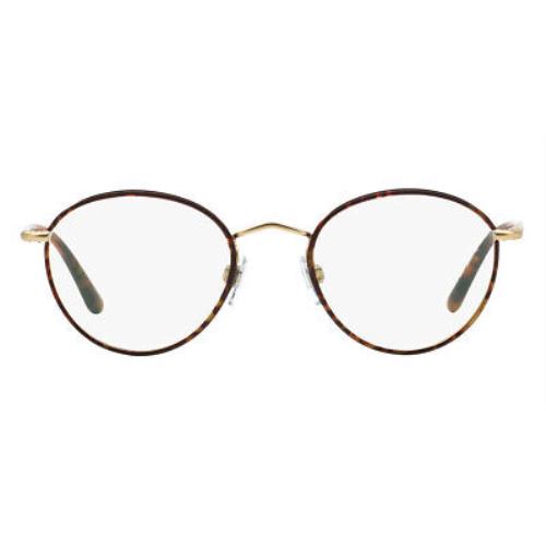 Giorgio Armani AR5024J Eyeglasses RX Men Matte Pale Gold 50mm