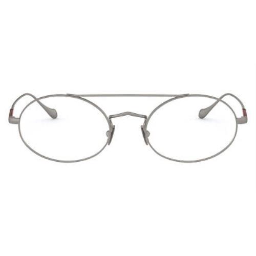 Giorgio Armani AR5102 Eyeglasses RX Matte Gunmetal Oval 52mm