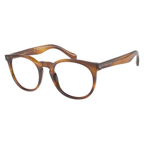 Giorgio Armani 0AR7214 Eyeglasses Men Striped Honey Phantos 51mm