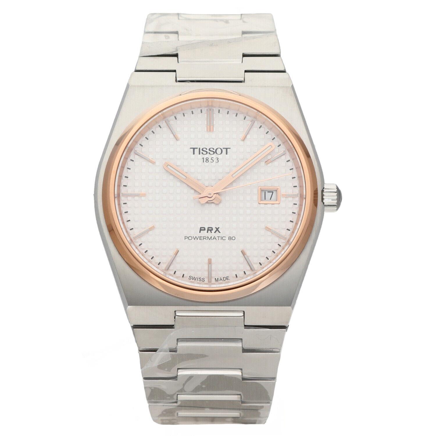 Tissot Prx Powermatic 80 T137.407.21.031.00 39.5 mm Steel Automatic Men`s Watch