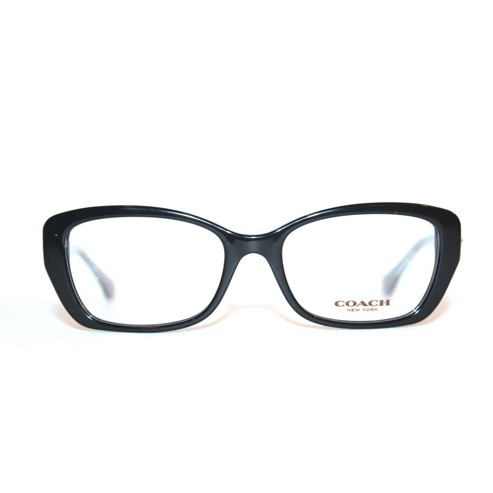 Coach HC 6051 5214 Elvira Black Eyeglasses Womens 50-17-135