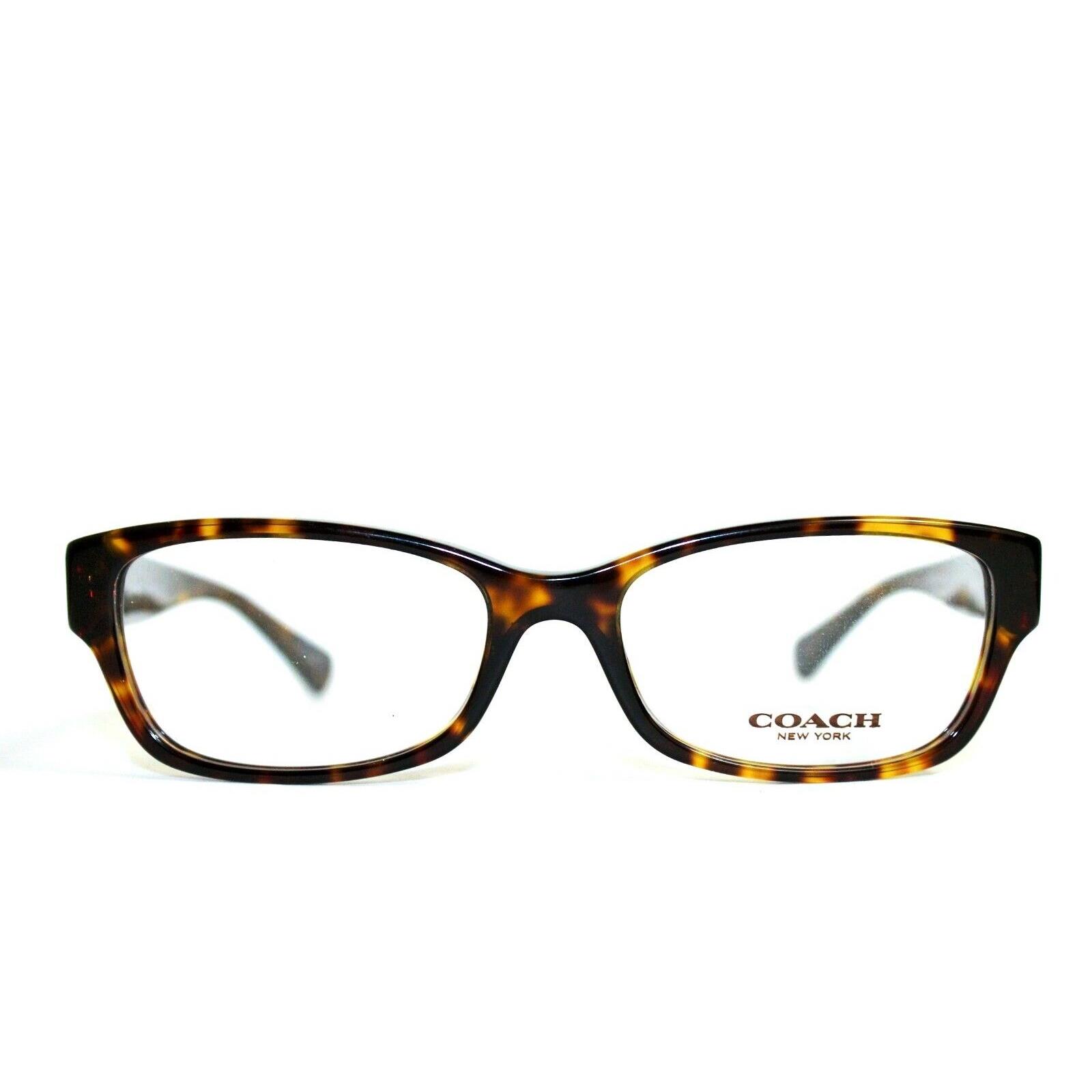 Coach HC 6078 5394 Tortoise Gold Eyeglasses RX 54-16-135 MM