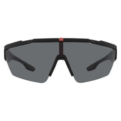 Prada PS 03XSF Sunglasses Men Black Irregular 44mm