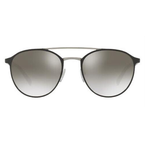 Prada PR 62TS Sunglasses Men Black Gunmetal Phantos 54mm
