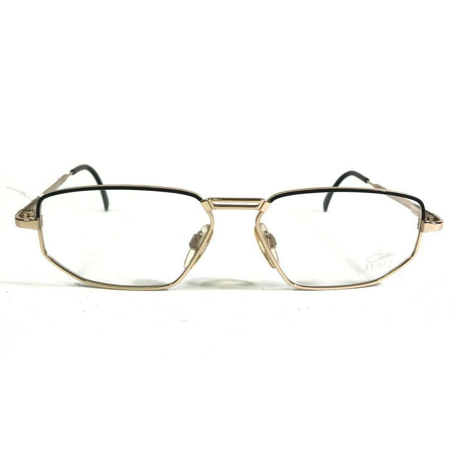 Cazal MOD.1137 COL.002 Eyeglasses Frames Black Gold Square Full Rim 54-14-140
