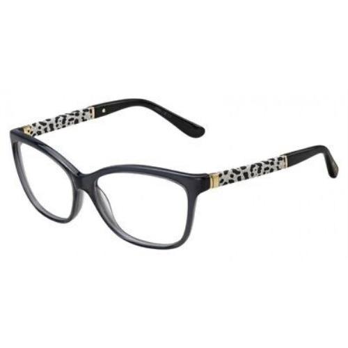 Jimmy Choo Jch Jc105 Eyeglasses 0J3K Gray Glitter Black