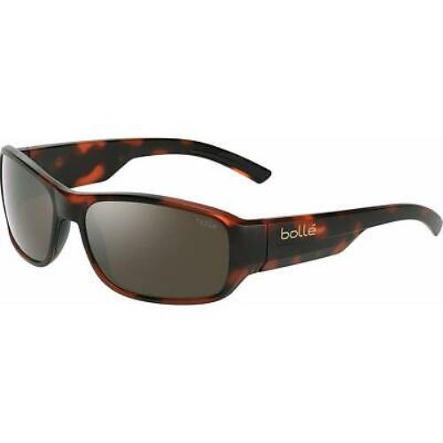 Bolle Heron Sunglasses Matte Tortoise Brown Polarized
