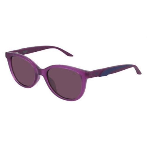 Puma PJ0052S Sunglasses Unisex Violet Oval 49mm