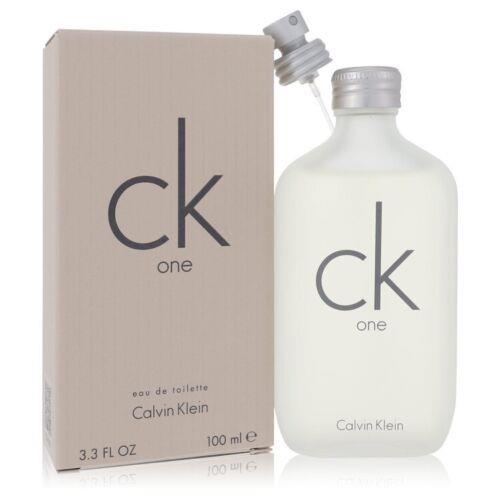 Calvin Klein CK One Eau De Toilette Spray Unisex 3.4 oz