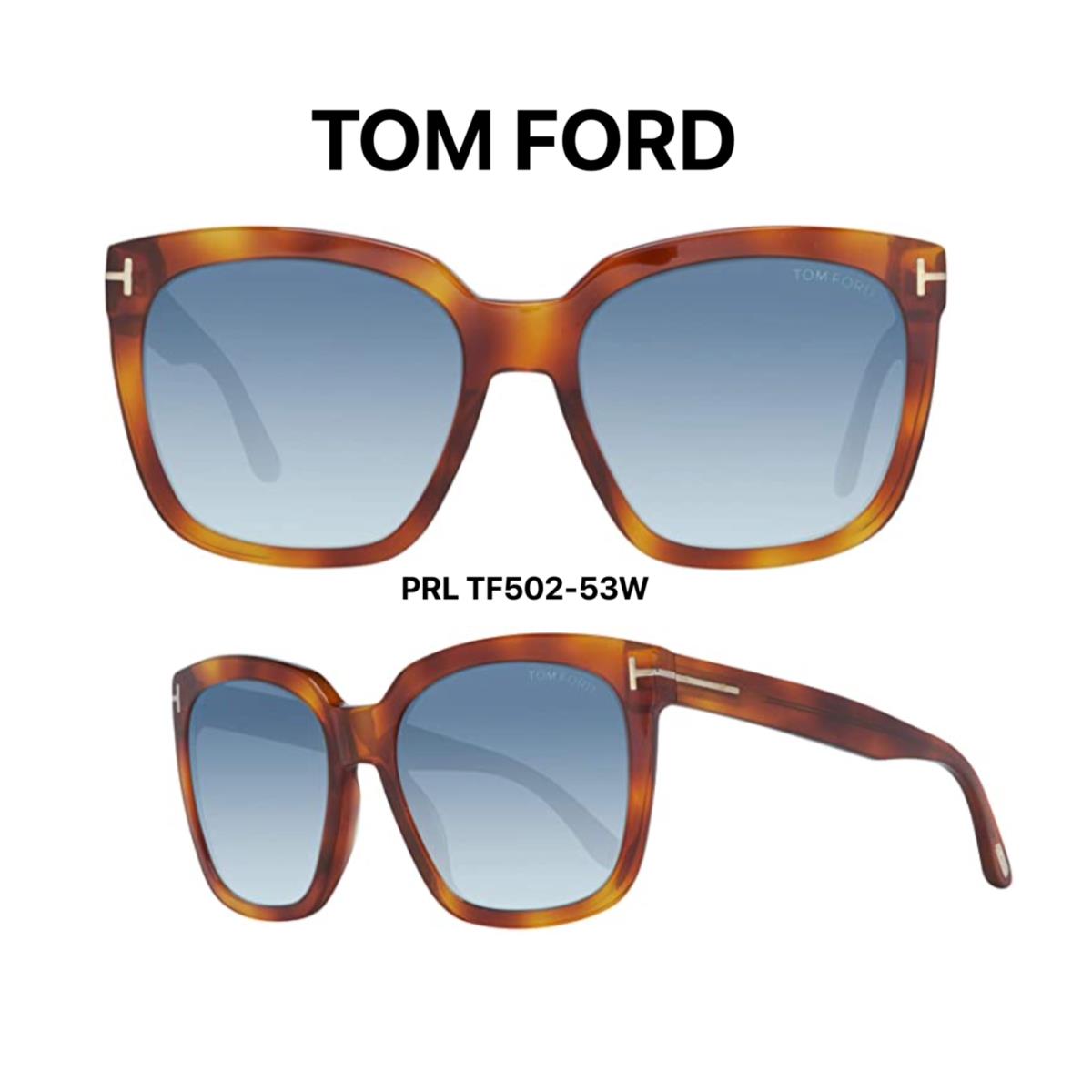 Tom Ford TF 502 53W Amarra Sunglasses Blonde Havana FT 502 53W