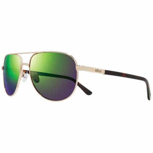 Revo Unisex Sunglasses Conrad Evergreen Polarized Lens Metal Frame 1106 04 GN