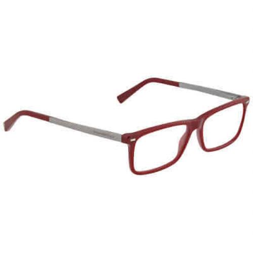 Ermenegildo Zegna Transparent Rectangular Men`s Eyeglasses EZ5074 069 54