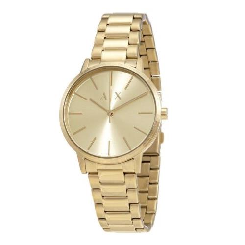 Armani Exchange Three-hand Gold-tone Stainless Steel Watch AX2321
