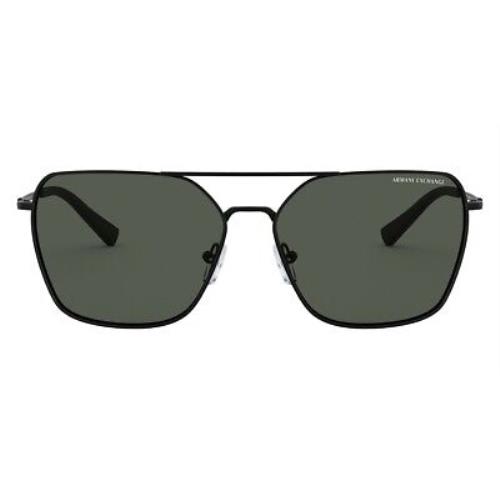 Armani Exchange AX2029S Sunglasses Men Black Geometric 60mm