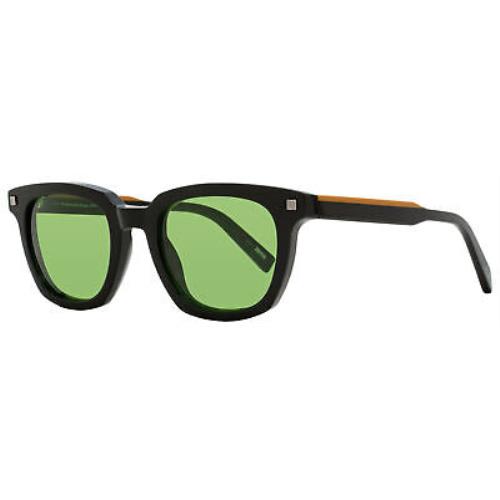 Ermenegildo Zegna Rectangular Sunglasses EZ0118 01N Black/brown 50mm 0118