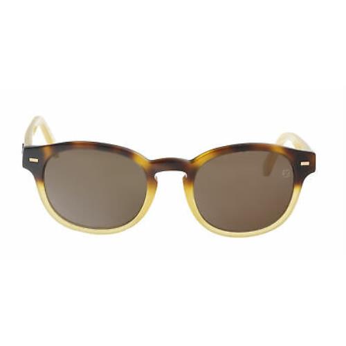 Ermenegildo Zegna EZ0029/S 56J Brown/gold Square Sunglasses