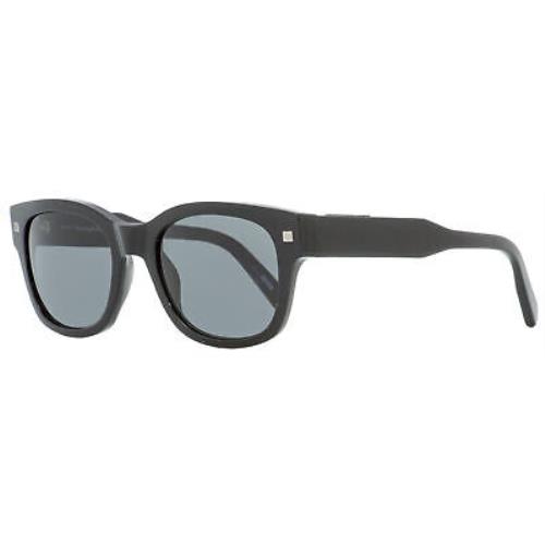 Ermenegildo Zegna Rectangular Sunglasses EZ0087 01A Black 52mm 87