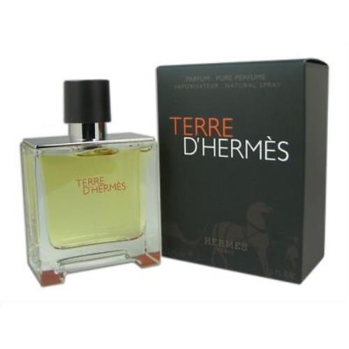 Terre D`hermes By Hermes Men 2.5 oz 75 ml Pure Parfum Spray