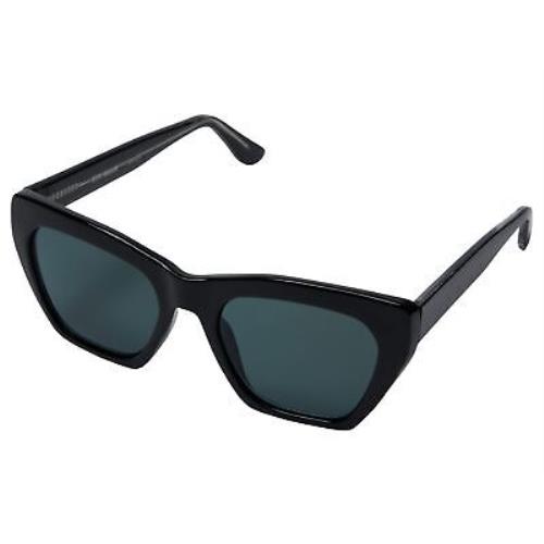 Steve Madden Shiny Black Morgan Fashion Sunglasses Women Sunglasses