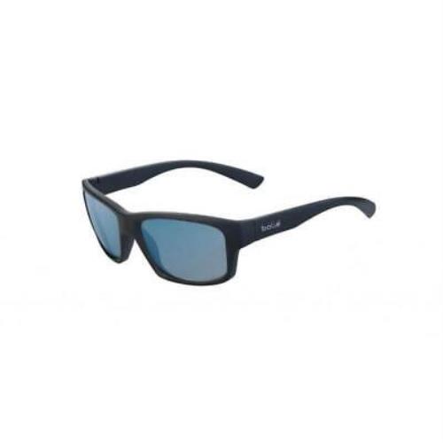 Bolle Holman Sunglasses Matte Black Phantom+ Blue Photochromic Polarized