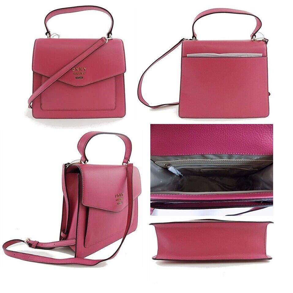 Dkny Women`s Whitney Top-handle Leather Satchel Handbag