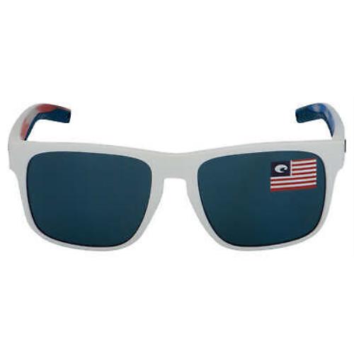 Costa Del Mar-spearo 411 Ogp Sunglasses Matte Usa White Polarized Gray 580P