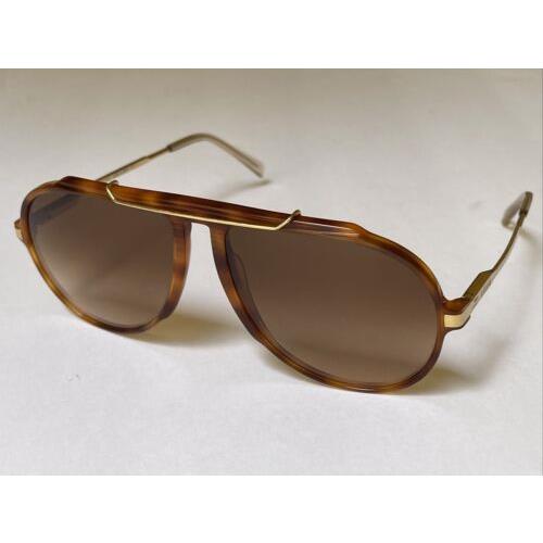 Celine CL40025I 52B Tortoise Gold Frame Gray Gradient Lens Sunglasses 60-15-140