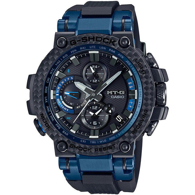 Casio G-shock Mt-g Solar Carbon Fiber Triple G Sapphire Watch MTG-B1000XB-1A