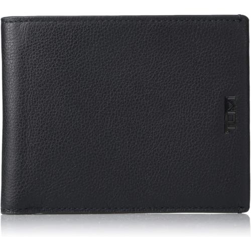 Tumi - Nassau Global Double Billfold Wallet with Rfid ID Lock Black Textured
