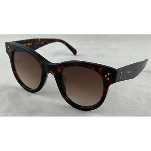 Celine Paris CL40182F CL 40182F 54T Tortoise Havana Sunglasses 50-23-145