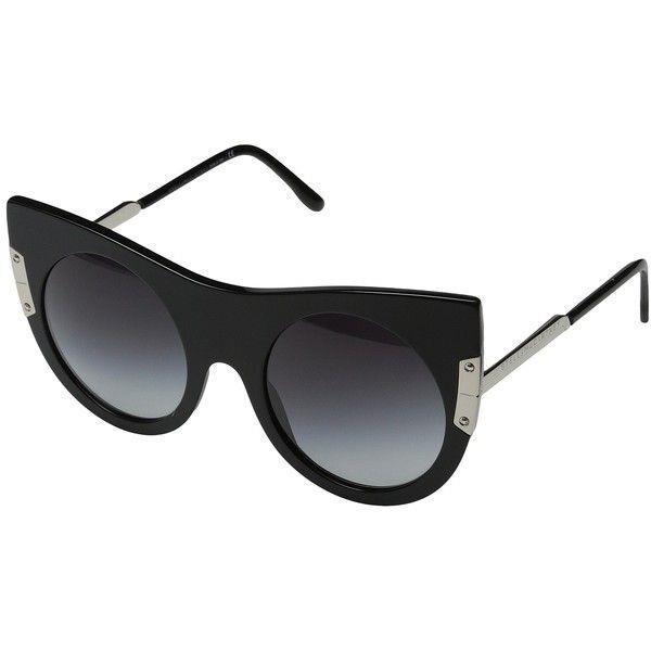 Stella Mccartney SM4053-2055/8G Black Silver / Light Blue Gradient Sunglasses