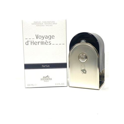 Voyage d` Hermes Pure Parfum Perfume Refillable Spray 100ml 3.3oz Unisex BD21