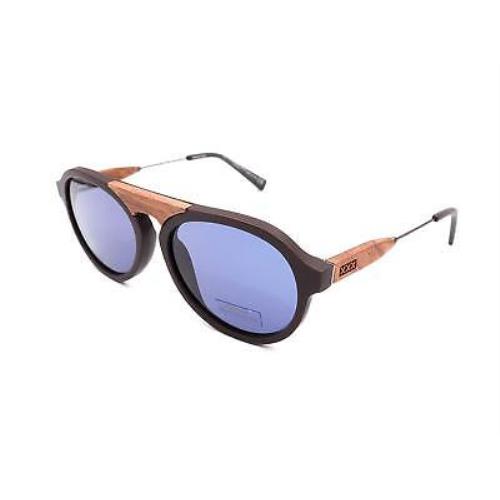 Ermenegildo Zegna 0027 - 50V Sunglasses Dark Brown / Blue 55mm